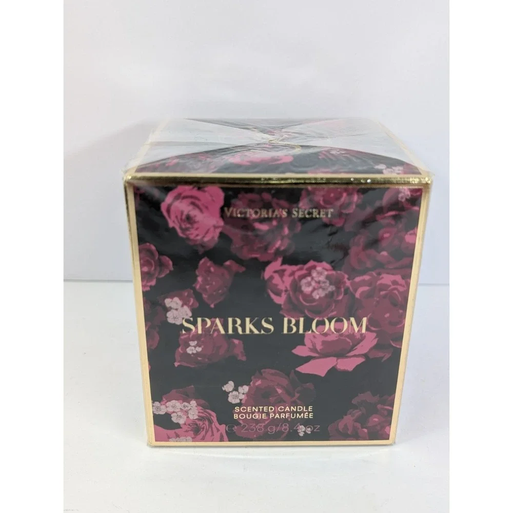 VICTORIAS SECRET SPARKS BLOOM SINGLE WICK CANDLE‎ NIB
